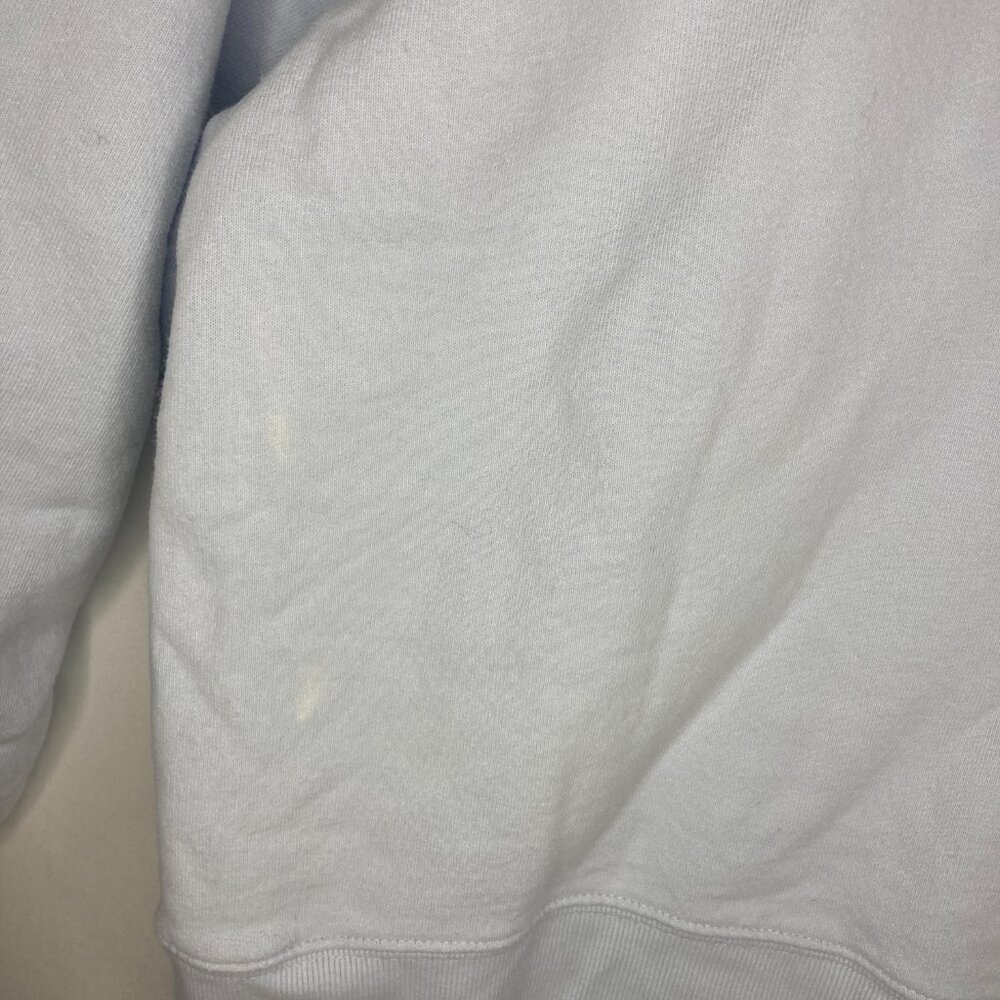 AYR All Year Round The Sweatshirt Crewneck Light Blue Small **FLAW** 100% Cotton - Picture 6 of 12